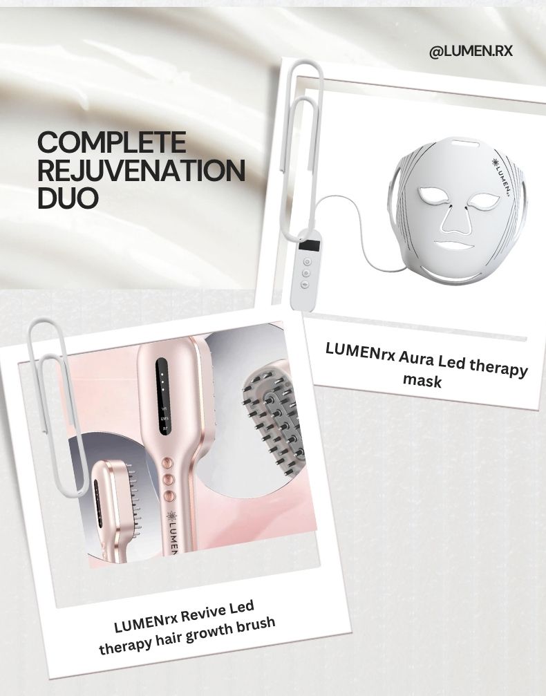 LUMEN-RX™ Complete Rejuvenation Duo: Hair & Skin Therapy Set